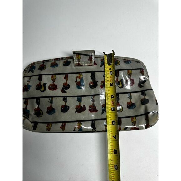 Rare Arisu Cosmetics Toiletries Fold Bag Gray - Picture 9 of 9